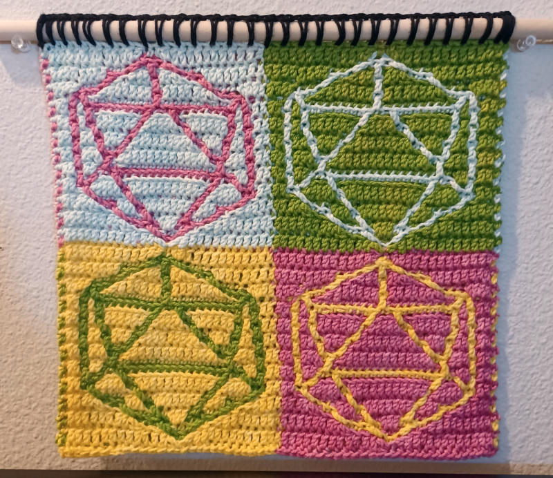 Mosaic Crochet: Two Color Starting Row